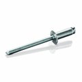 Goebel Blind Rivet, Countersunk Head, 3/16 in Dia., Aluminum Body, 500 PK ACS-66